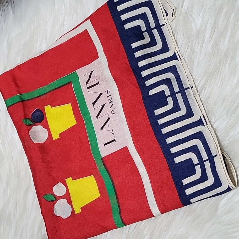 Lanvin Flower Pot Scarve